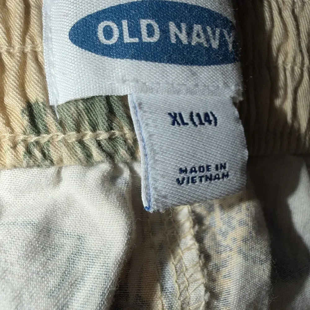 Old Navy Safari Draw String Shorts Girls Size XL 14